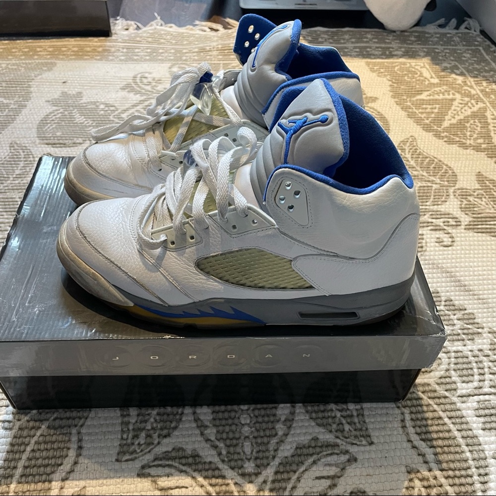 Air Jordan Retro 5 Stealth Sz 10.5